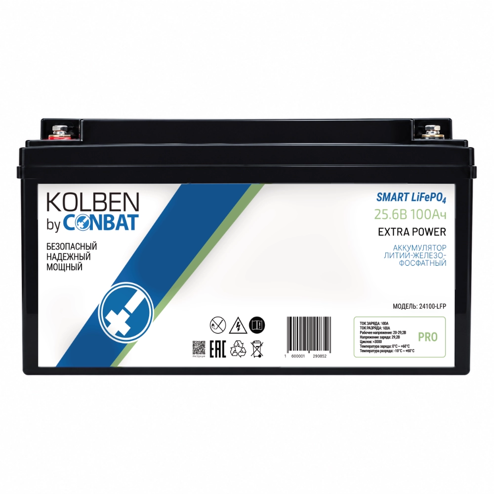 Аккумулятор KOLBEN 24100-LFP вид 2