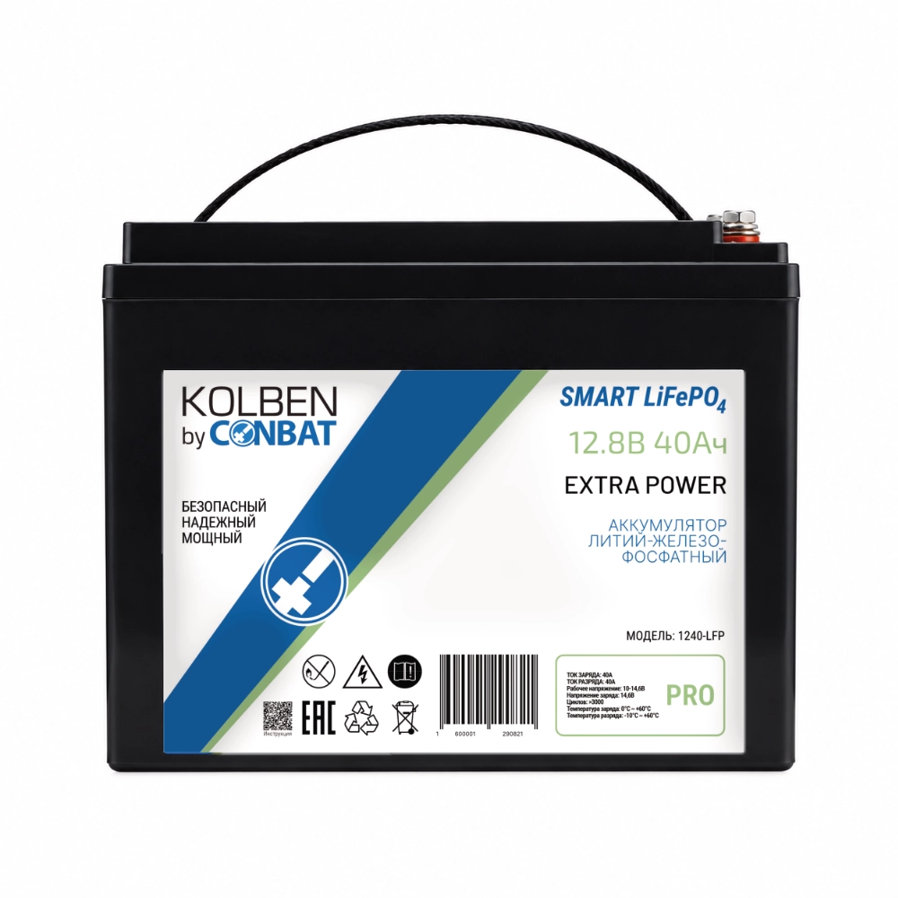 Аккумулятор KOLBEN 1240-LFP вид 2
